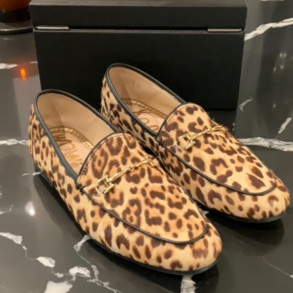 Sam Edelman Leopard Loafers